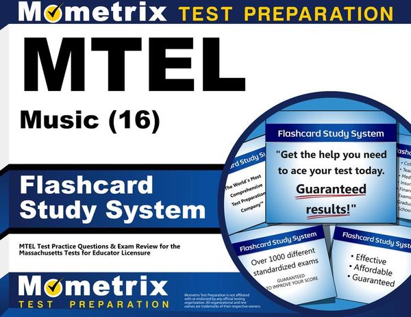 Produktbild: MTEL Music (16) Flashcard Study System