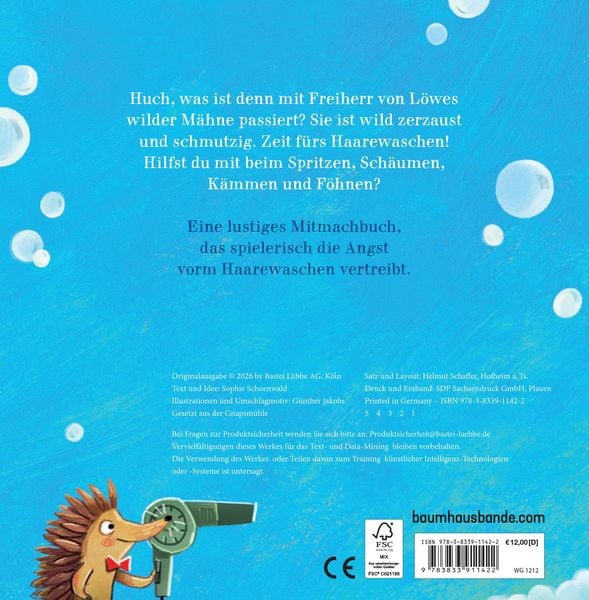 Produktbild: Hilf dem L&ouml;wen Haare waschen