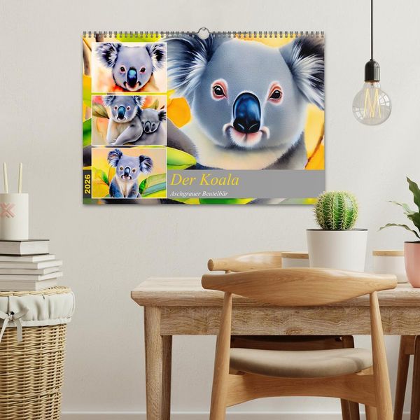 Produktbild: Der Koala 2026. Aschgrauer Beutelb&auml;r (Wandkalender 2026 DIN A3 quer), CALVENDO Monatskalender