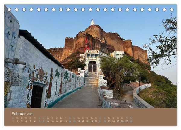 Produktbild: Jodhpur: Die blaue Stadt in Indien (Tischkalender 2026 DIN A5 quer), CALVENDO Monatskalender