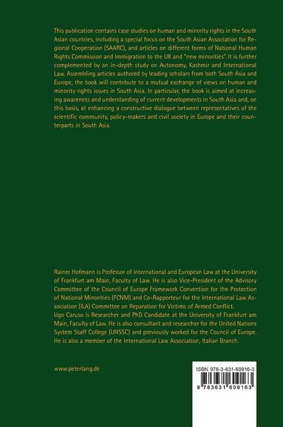 Produktbild: Minority Rights in South Asia