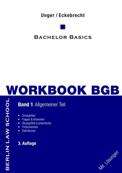 Produktbild: Workbook BGB Band I