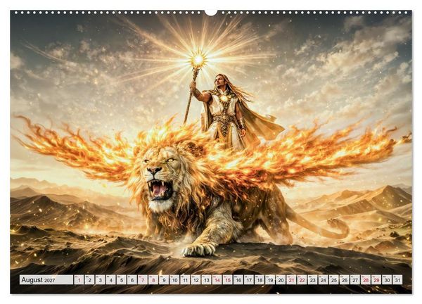Produktbild: Sternzeichen - Die M&auml;chte des Tierkreises (Wandkalender 2027 DIN A2 quer), CALVENDO Monatskalender