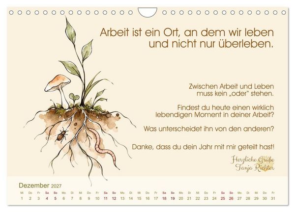 Produktbild: Arbeit ist Beziehung (Wandkalender 2027 DIN A4 quer), CALVENDO Monatskalender