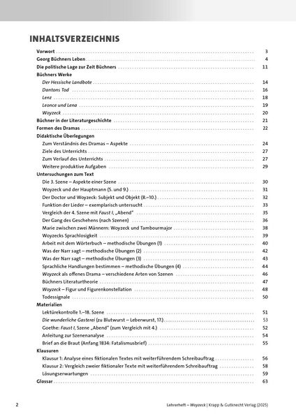 Produktbild: Woyzeck &ndash; Georg B&uuml;chner &ndash; Lehrerheft