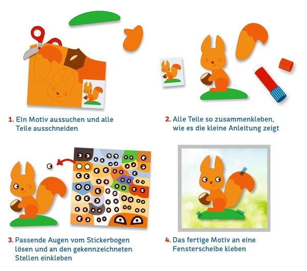 Produktbild: Mein bunter Herbst-Bastelblock