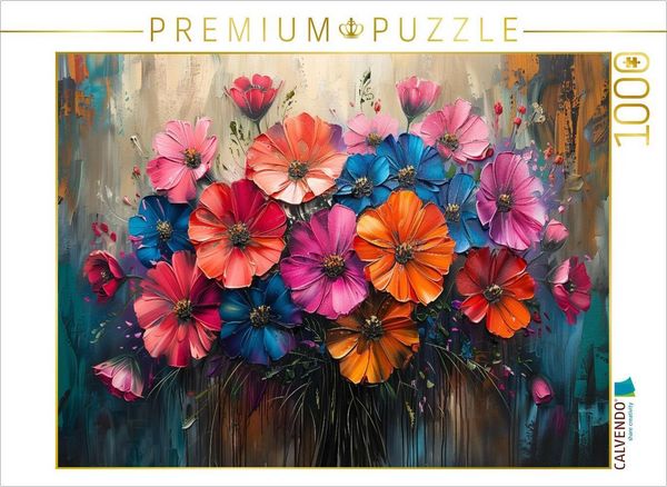 Produktbild: CALVENDO Puzzle Mohnblumen | 1000 Teile Lege-Gr&ouml;&szlig;e 64x48cm Foto-Puzzle f&uuml;r gl&uuml;ckliche Stunden