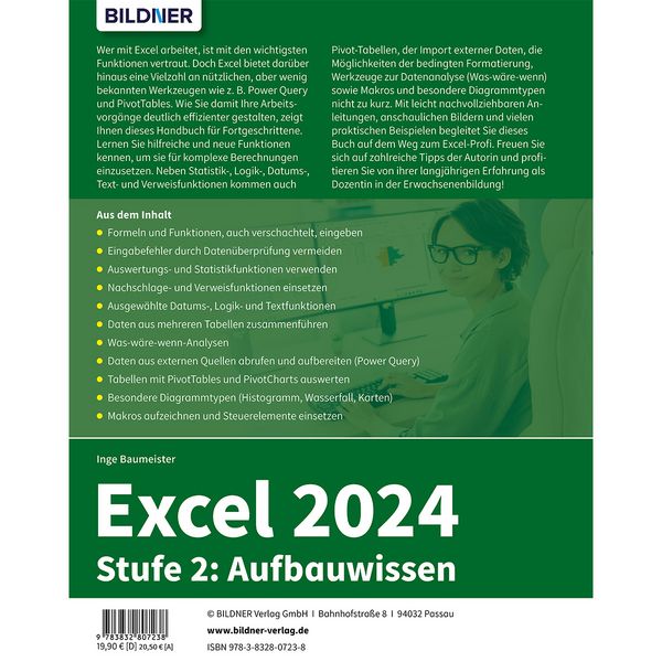 Produktbild: Excel 2024 - Stufe 2: Aufbauwissen