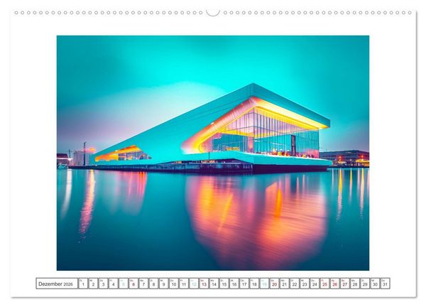 Produktbild: Moderne Architektur (hochwertiger Premium Wandkalender 2026 DIN A2 quer), Kunstdruck in Hochglanz