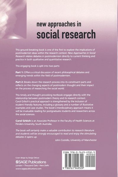 Produktbild: New Approaches in Social Research