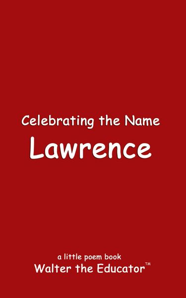 Produktbild: Celebrating the Name Lawrence