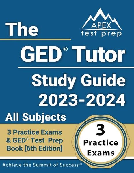 Produktbild: The GED Tutor Study Guide 2023 - 2024 All Subjects