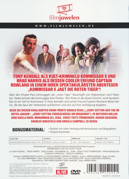 Produktbild: Kommissar X jagt die roten Tiger