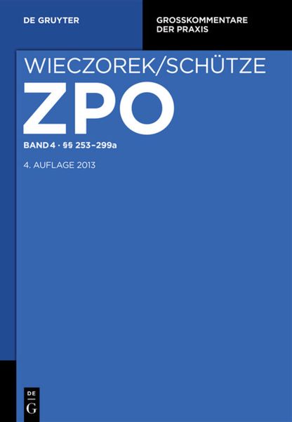 Produktbild: Zivilprozessordnung und Nebengesetze / &sect;&sect; 253-299a