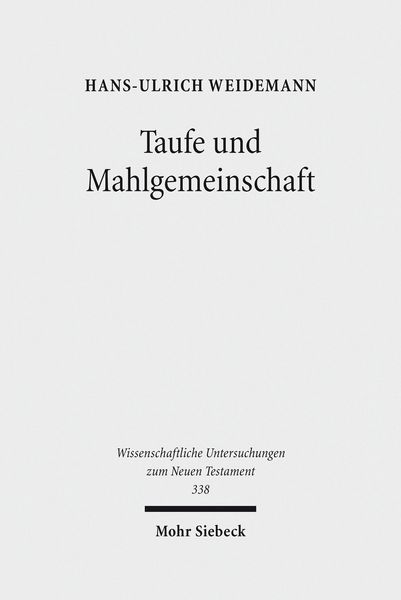 Produktbild: Taufe und Mahlgemeinschaft