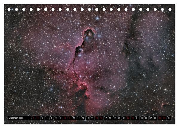 Produktbild: Ein Streifzug durch das Universum (Tischkalender 2026 DIN A5 quer), CALVENDO Monatskalender