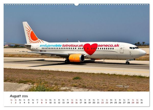 Produktbild: Ein Jahr in der Welt der Luftfahrt (Wandkalender 2026 DIN A2 quer), CALVENDO Monatskalender
