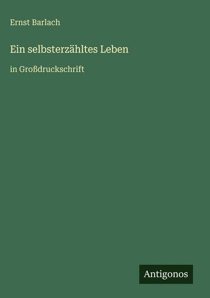 Produktbild: Ein selbsterz&auml;hltes Leben
