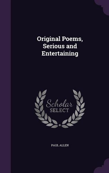 Produktbild: Original Poems, Serious and Entertaining