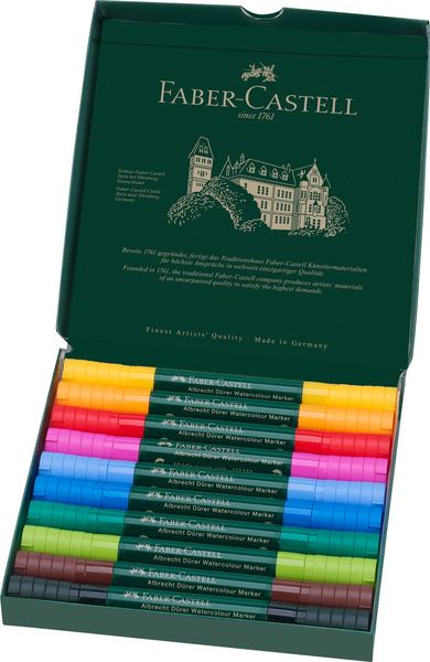 Produktbild: Faber-Castell Aquarellmarker Albrecht D&uuml;rer, 10er Set