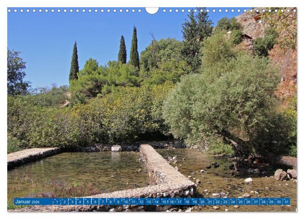 Produktbild: See Genezareth und Jordan-Fluss. Orte der Bibel (Wandkalender 2026 DIN A3 quer), CALVENDO Monatskalender