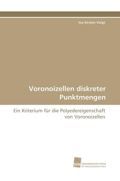 Produktbild: Voronoizellen diskreter Punktmengen