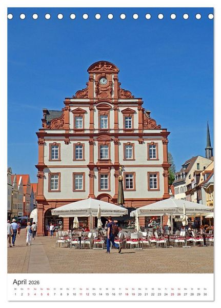 Produktbild: Speyer-Rund um die Maximilianstra&szlig;e (Tischkalender 2026 DIN A5 hoch), CALVENDO Monatskalender