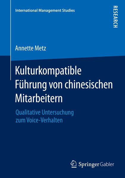 Produktbild: Kulturkompatible F&uuml;hrung von chinesischen Mitarbeitern