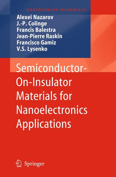Produktbild: Semiconductor-On-Insulator Materials for Nanoelectronics Applications