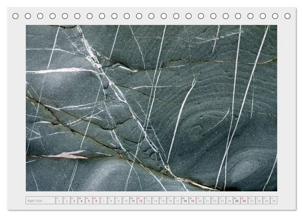 Produktbild: Die Kunst der Steine / 2026 (Tischkalender 2026 DIN A5 quer), CALVENDO Monatskalender