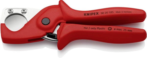 Knipex  90 20 185 Schlauchschneider Geeignet für (Abisoliertechnik) Kunststoffrohre, Schläuche 25 mm