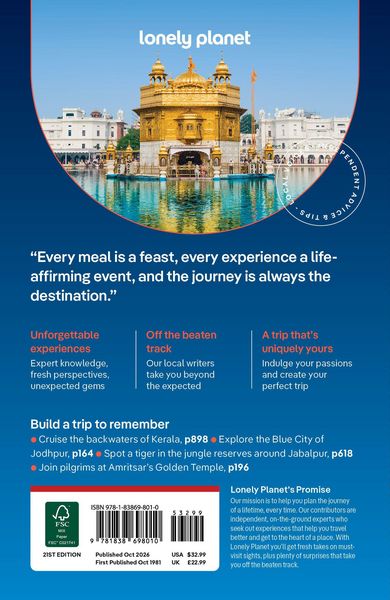 Produktbild: Lonely Planet India