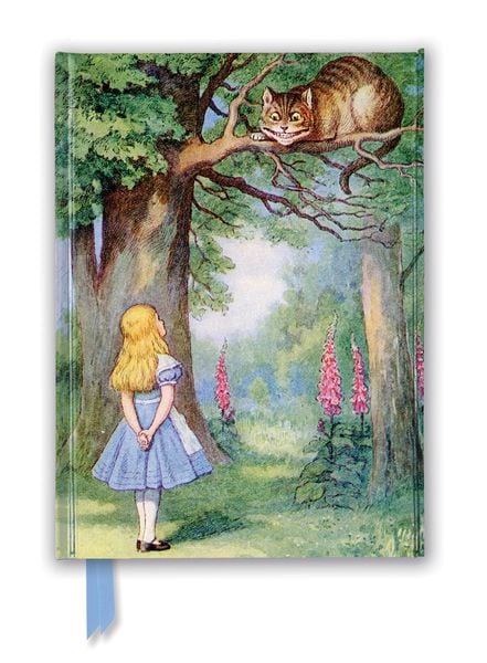 Premium Notizbuch DIN A5: John Tenniel, Alice und die Grinsekatze