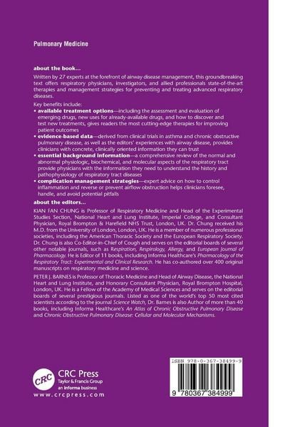 Produktbild: Pharmacology and Therapeutics of Airway Disease