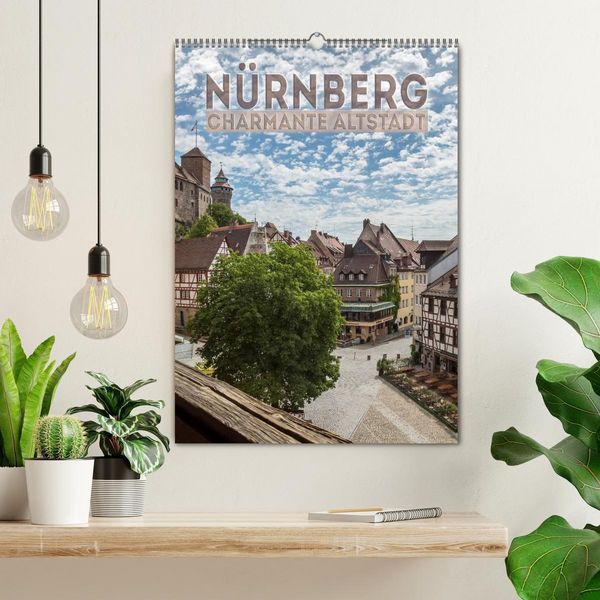 Produktbild: N&Uuml;RNBERG Charmante Altstadt (Wandkalender 2026 DIN A2 hoch), CALVENDO Monatskalender