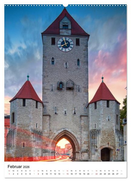 Produktbild: Regensburg &ndash; Perle der Oberpfalz (Wandkalender 2026 DIN A2 hoch), CALVENDO Monatskalender