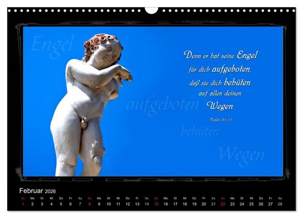 Produktbild: Monat f&uuml;r Monat ein Bibelvers (Wandkalender 2026 DIN A3 quer), CALVENDO Monatskalender