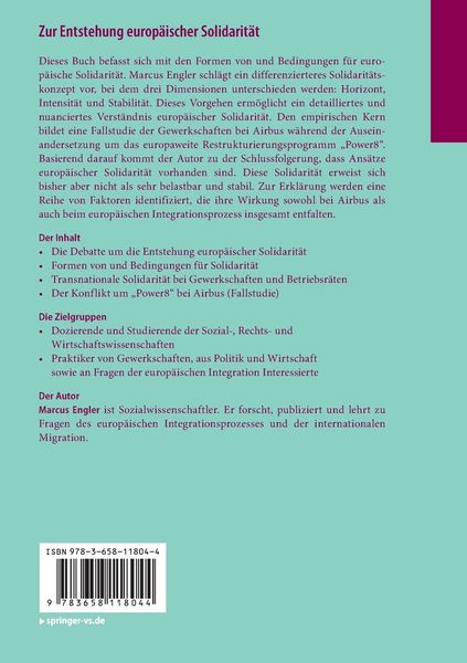 Produktbild: Zur Entstehung europ&auml;ischer Solidarit&auml;t