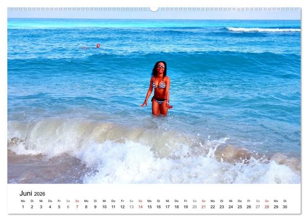 Produktbild: Meeres-Lust - Strandnixen in Kuba (Wandkalender 2026 DIN A2 quer), CALVENDO Monatskalender