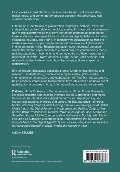 Produktbild: Globalization and Media in the Digital Platform Age