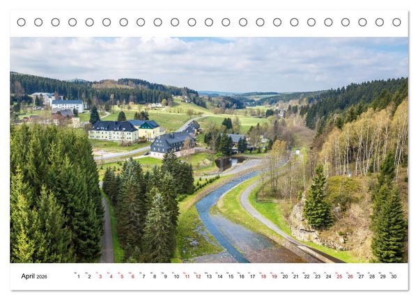 Produktbild: Einblicke in das Erzgebirge (Tischkalender 2026 DIN A5 quer), CALVENDO Monatskalender