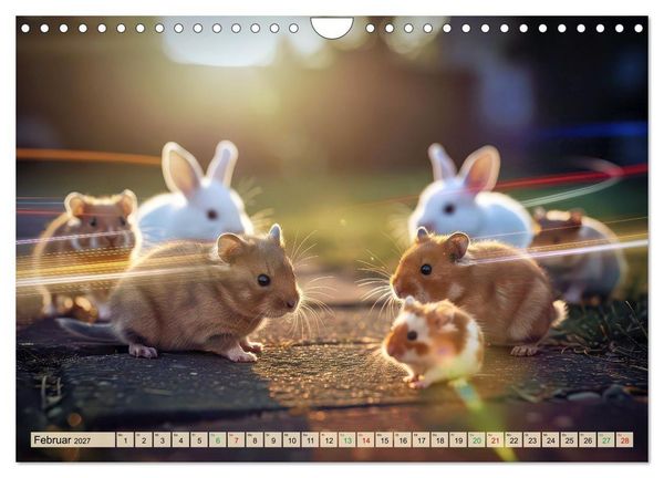 Produktbild: Tiere im Gegenlicht (Wandkalender 2027 DIN A4 quer), CALVENDO Monatskalender