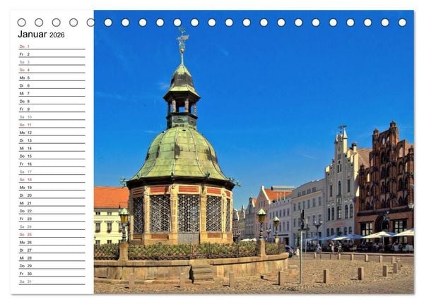 Produktbild: Treffpunkt Ostsee (Tischkalender 2026 DIN A5 quer), CALVENDO Monatskalender