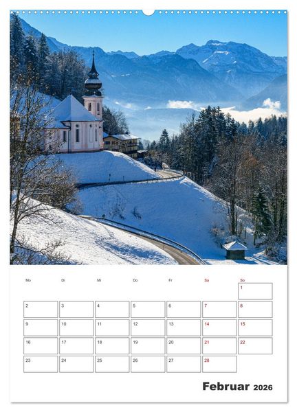 Produktbild: Vier Jahreszeiten im Berchtesgadener Land (Wandkalender 2026 DIN A2 hoch), CALVENDO Monatskalender