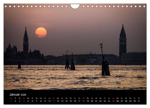 Produktbild: Venedig (Wandkalender 2026 DIN A4 quer), CALVENDO Monatskalender