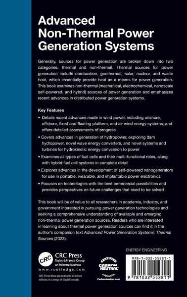 Produktbild: Advanced Non-Thermal Power Generation Systems