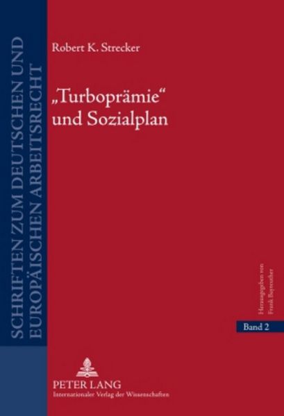 Produktbild: &bdquo;Turbopr&auml;mie&ldquo;und Sozialplan