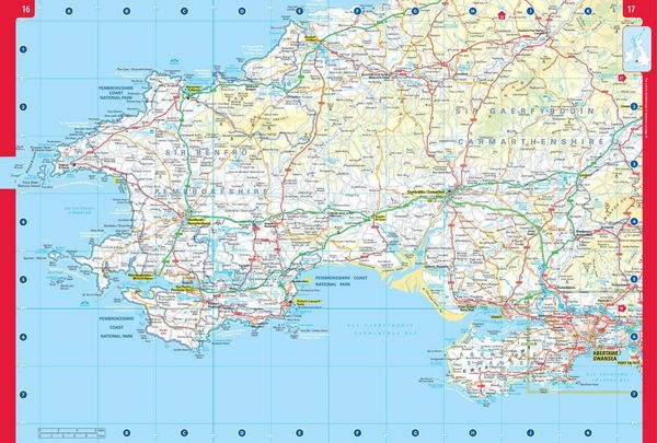 Produktbild: Collins Big Road Atlas Britain and Northern Ireland 2027 (A3 Spiral)
