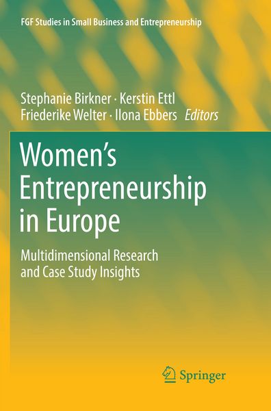 Produktbild: Women's Entrepreneurship in Europe