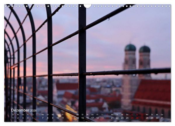 Produktbild: Impressionen aus M&uuml;nchen (Wandkalender 2026 DIN A3 quer), CALVENDO Monatskalender